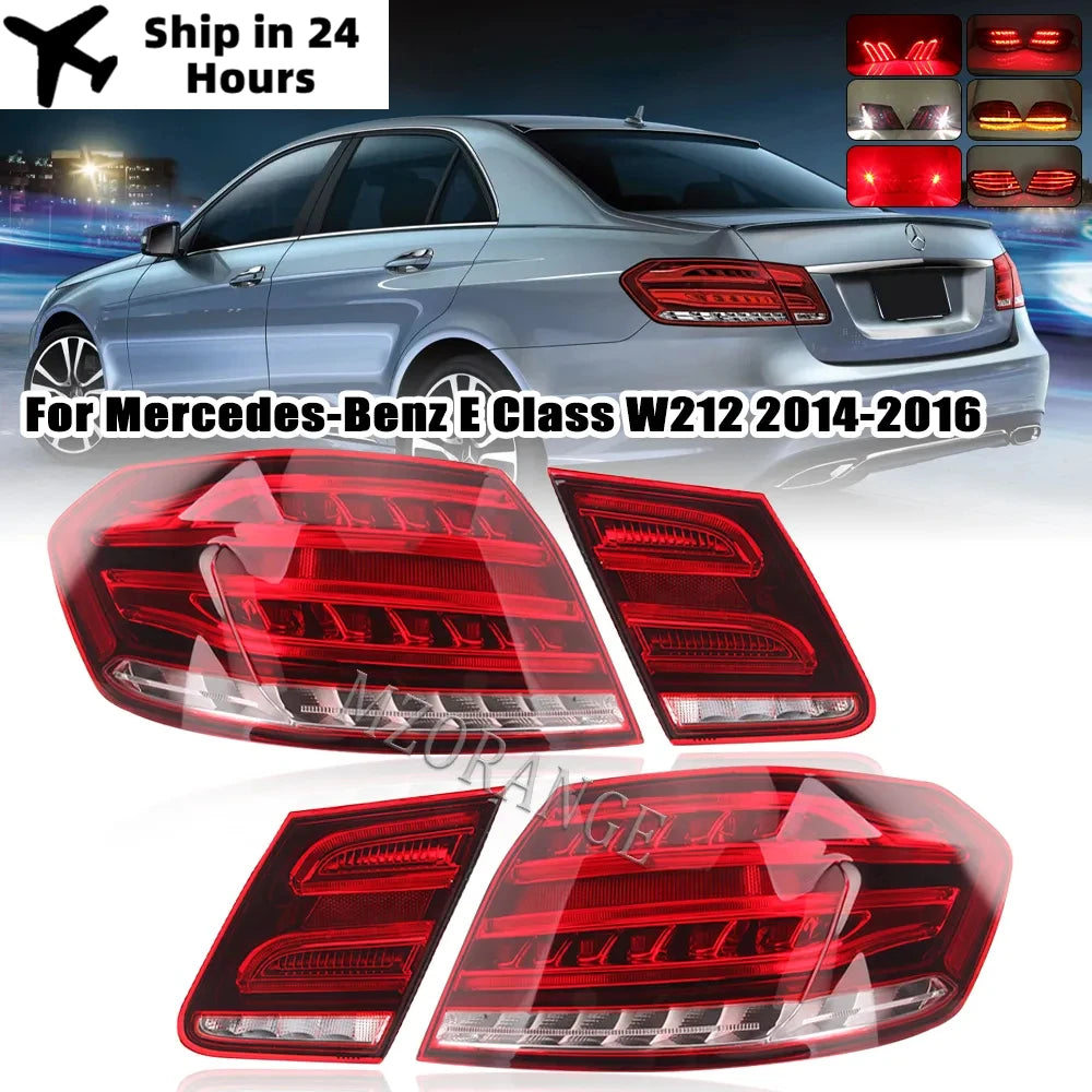 OE Replacement W212 Tailights 2014-2016 Sedan Direct Replacement