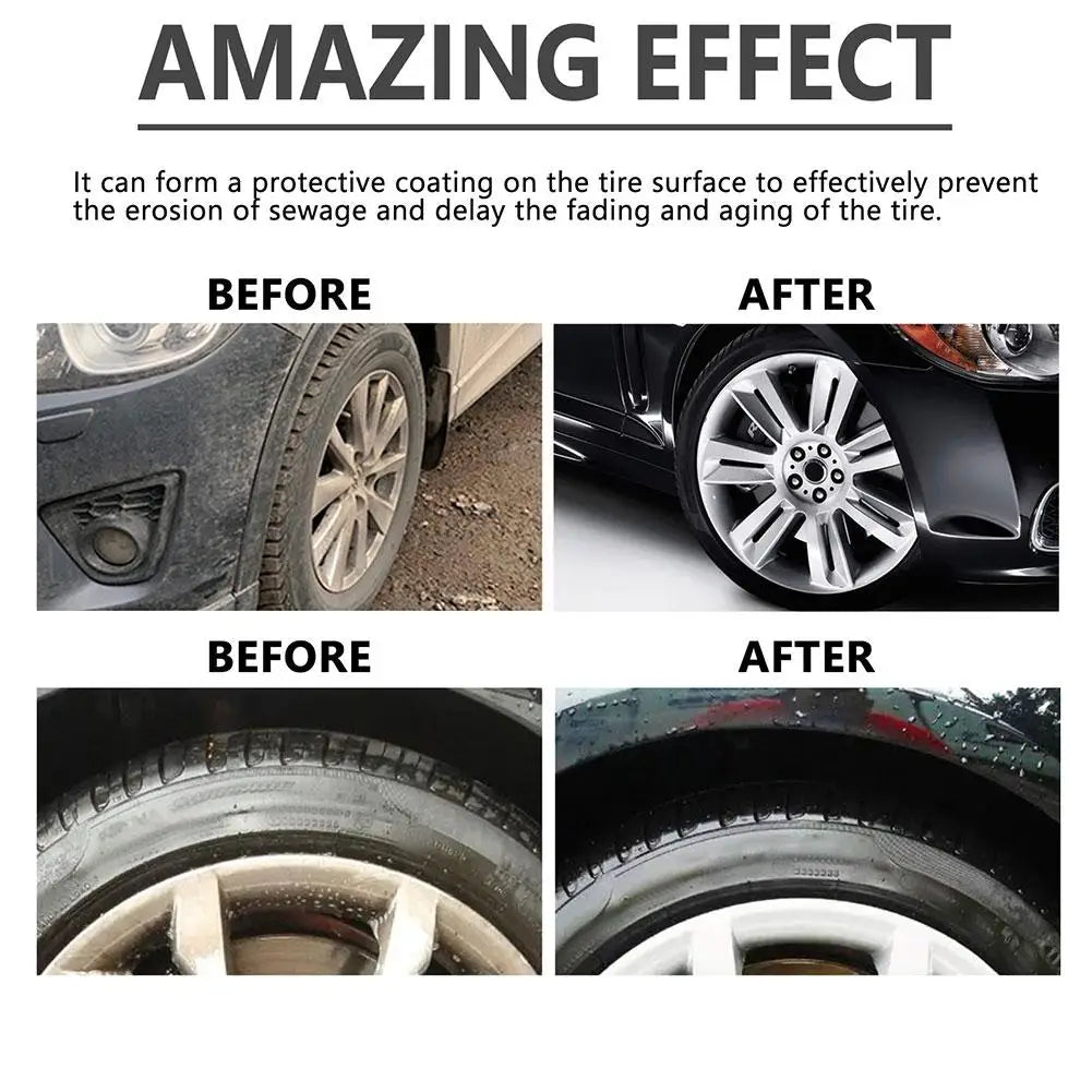 Professional-Grade Tire Shine Wax