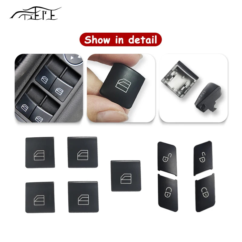 W212 Window Switch Replacement Buttons