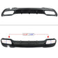 Facelift W212 E63 Style 2014-2015 Rear Diffuser + Tips