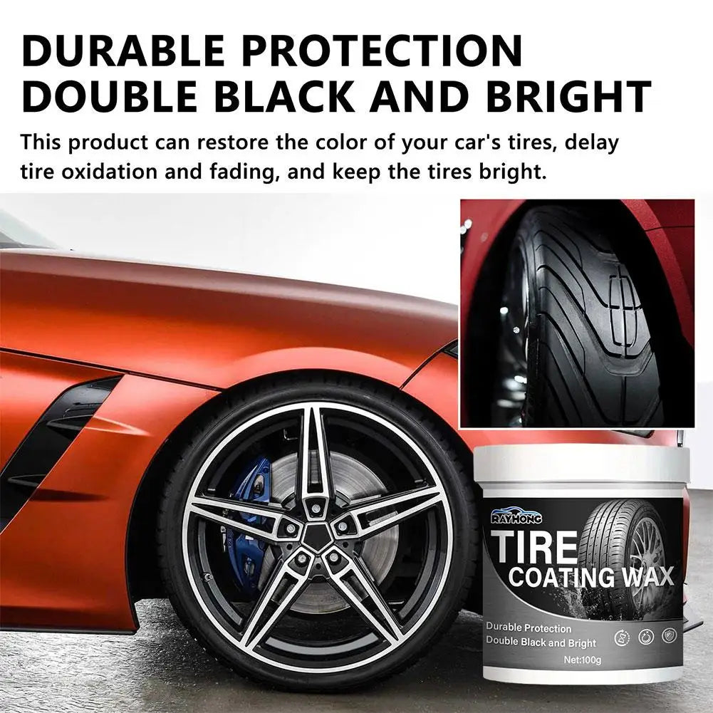 Professional-Grade Tire Shine Wax